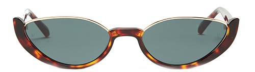 Robyn half-rim cat-eye acetate sunglasses, Linda Farrow